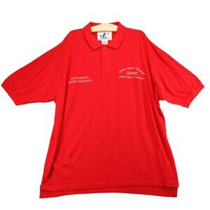 Little League Central Region Short Sleeve Polo Umpire Shirt Size XXL Red Logo